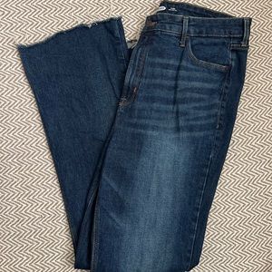 Extra high rise, boot cut, Old Navy, cropped jeans, 16